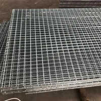 Interlock Flat Grating - Iron, Customized Size, Silver | Rectangle Shape, Weight 3-5 Kg, Galvanized Surface Treatment, Suitable For Domestic, Commercial & Industrial Use