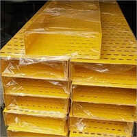 Yellow Powder Coated Cable Tray