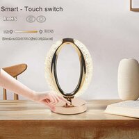 TOUCH CONTROL CRYSTAL TABLE DESK LAMP 3WAY DIMMABLE LIGHT USB RECHARGEABLE CRYSTAL DIAMOND TABLE LAMP EXQUISITE NIGHT STAND LIGHT LAMP BESIDE LAMP FOR BEDROOM LIVING ROOM DECORATIVE DESK LAMP