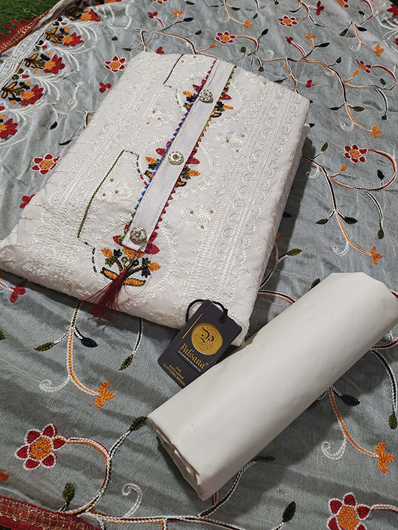 New Designer Chain Work Dress Material