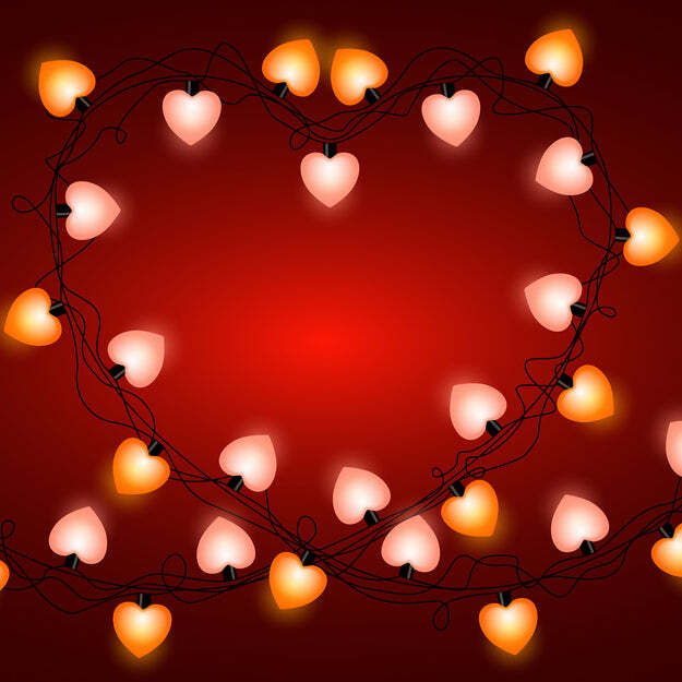 8 FEET 12 WISH HEART BALL STRING LED LIGHTS WITH COLOR BOX FOR HOME DECORATION DIWALI AND WEDDING LED CHRISTMAS LIGHT INDOOR AND OUTDOOR LIGHT FESTIVAL DECORATION (3388)