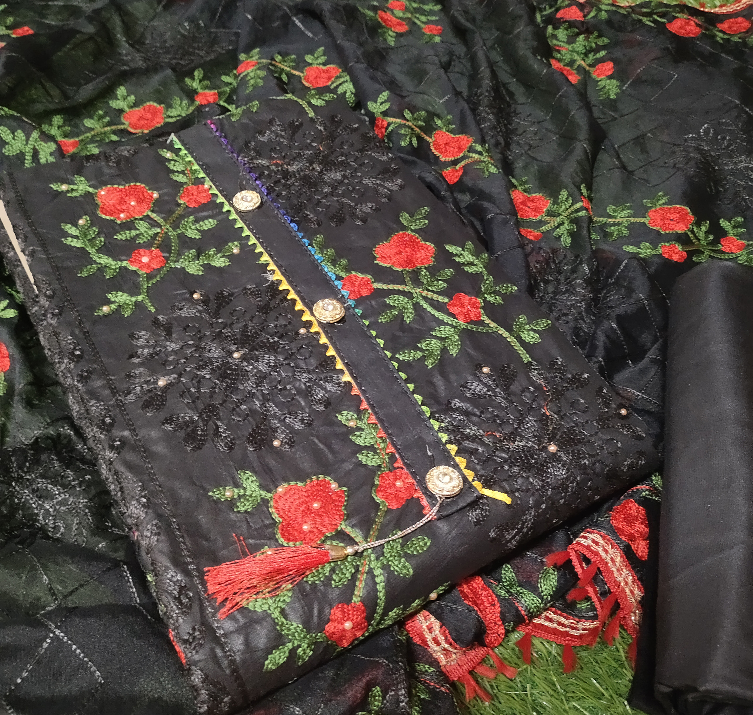 New Chain Work Dress Material For Women