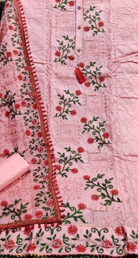 New Chain Embriodary Work Dress Material