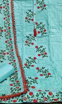 New Chain Embriodary Work Dress Material