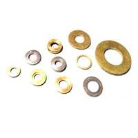 Industrial Washers - Silver & Gold Polished Finish, Various Sizes For Industrial Usage