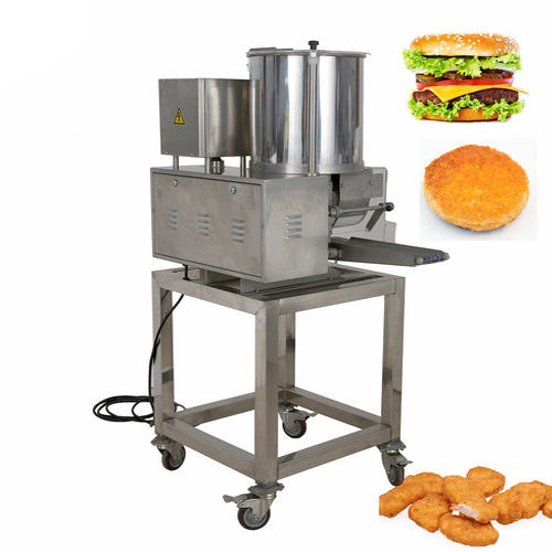 White Yd-2000 Automatic Fish Patty Meat Burger Pie Chicken Nugget Molding Machine