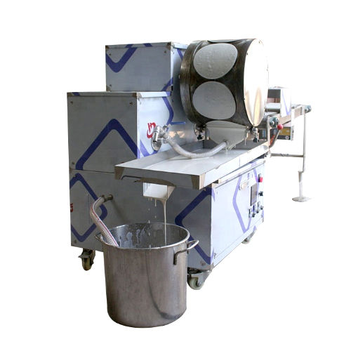 White Automatic Dumpling Wrapper Making Machine Wonton Spring Roll Skin Maker Crepe Tortilla Chapati Roti Machine