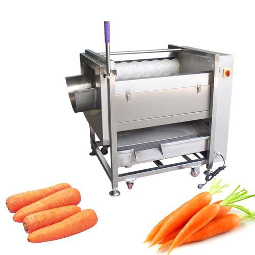 YDPLl-450C Brush Roller Carrot Potato Washing Peeling Machine Sweet Patoto Washer And Peeler