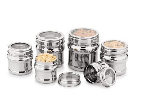 Stainless Steel Belgium See Thru Canister