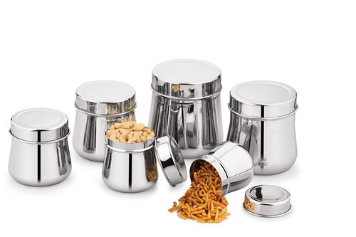 Stainless Steel Arabian Plain Canister