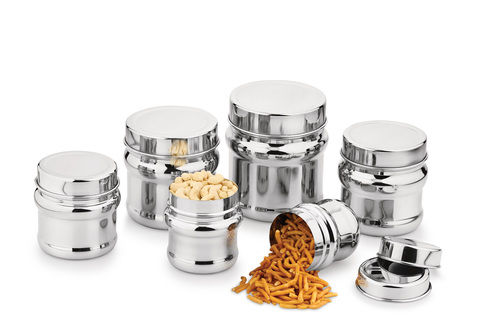 Stainless Steel Belgium  Plain Canister