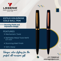 Estilo BP And RP gold Edition Roller Pen set