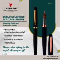 Estilo BP And RP gold Edition Roller Pen set