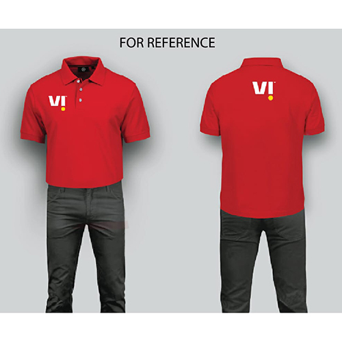 Pocket Polo T-shirt - Cotton Blend, Adult Size, Red Color | Short Sleeve Design with Classic Polo Collar for Casual Elegance