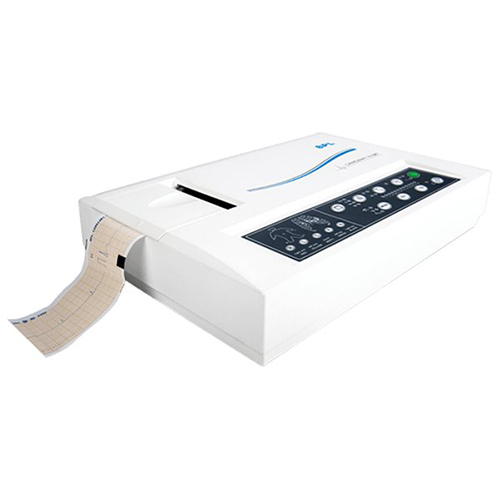 White Bpl Single Channel Ecg Automatic 6108T