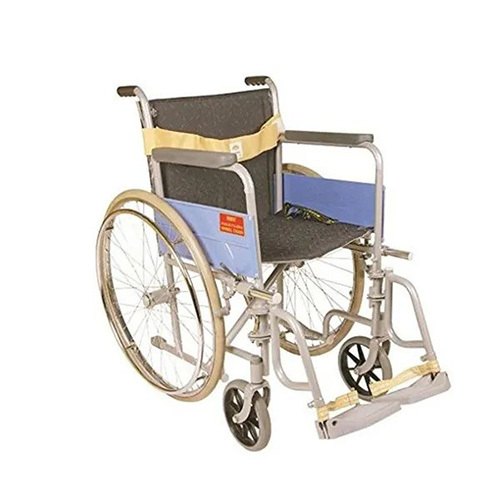 Vissco Invalid Foldable Wheelchair Regular Folding With Spoke Wheels 971 Wheelchair