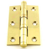 Brass Bearing Hinges - Brass, Various Sizes, Gold Finish | Easy Installation, Superior Strength, Elegant Touch For Industrial Applications