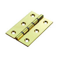 Brass Butt Hinges - Brass Material, Various Sizes, Gold Color Finish | Corrosion And Rust Resistant, Long Lasting Performance, Smooth Operation
