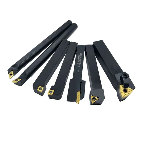 Solid Carbide CNC Tool Holder - 300 Millimeter Length, Black Finish, 40-42 HRC Hardness | Manual Operation, Rectangular Shape for Industrial Use