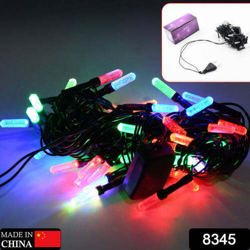 9MTR HOME DECORATION DIWALI AND WEDDING LED CHRISTMAS STRING LIGHT INDOOR AND OUTDOOR LIGHT FESTIVAL DECORATION LED STRING LIGHT MULTI COLOR LIGHT (36L 9 MTR) 8345