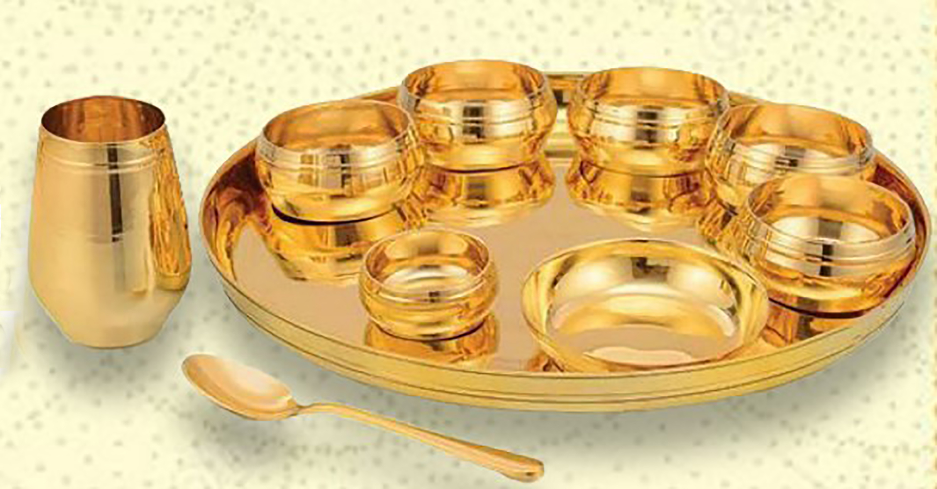 SAGAN THALI SET BRASS