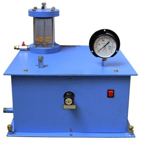 Dead Weight Type Oil  Water Constant Pressure System - Color: Blue