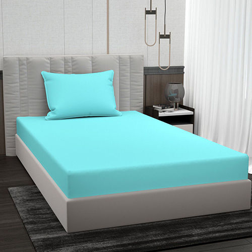 Cotton Solid Plain Single Bed Sheet