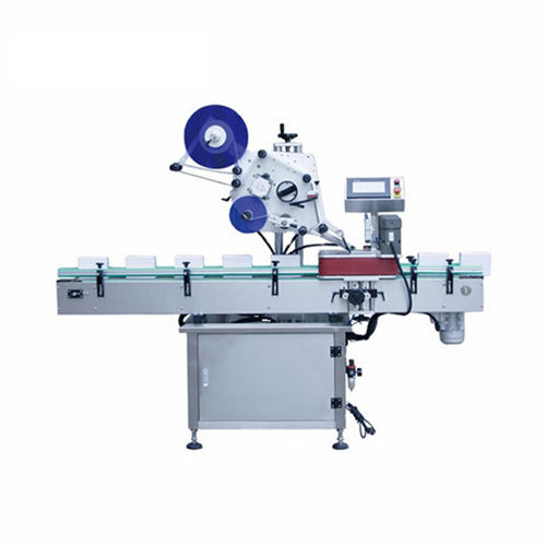 Silver Automatic Flat Top Self Adhesive Labeling Machine