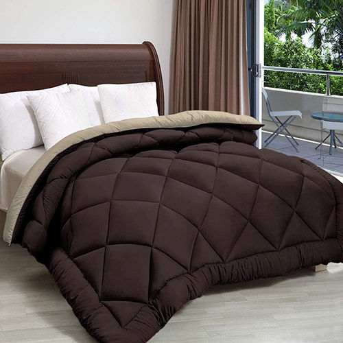 Cotton Solid Reversible Comforter Set