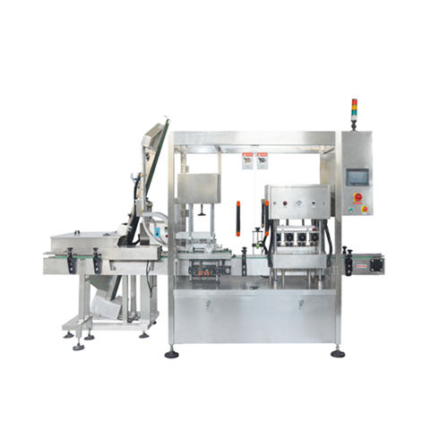 Silver Automatic Cap Vacuum Capping Machine