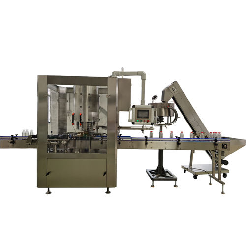 Silver Automatic 6 Head Rotary Capping Machine