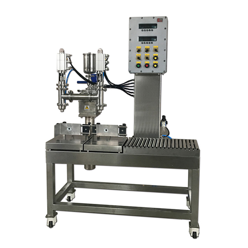 Semi Automatic Proof Two Head Epoxy Filling Machine