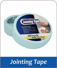 Jointing Tape - Fiberglass, 2 Inches Wide X 90 Meters Long, White Color, Single-sided Non-adhesive, High Elongation For Drywall Jointing