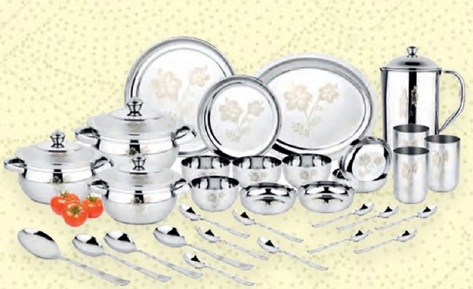 SS DINNER SET 65 PCS SET