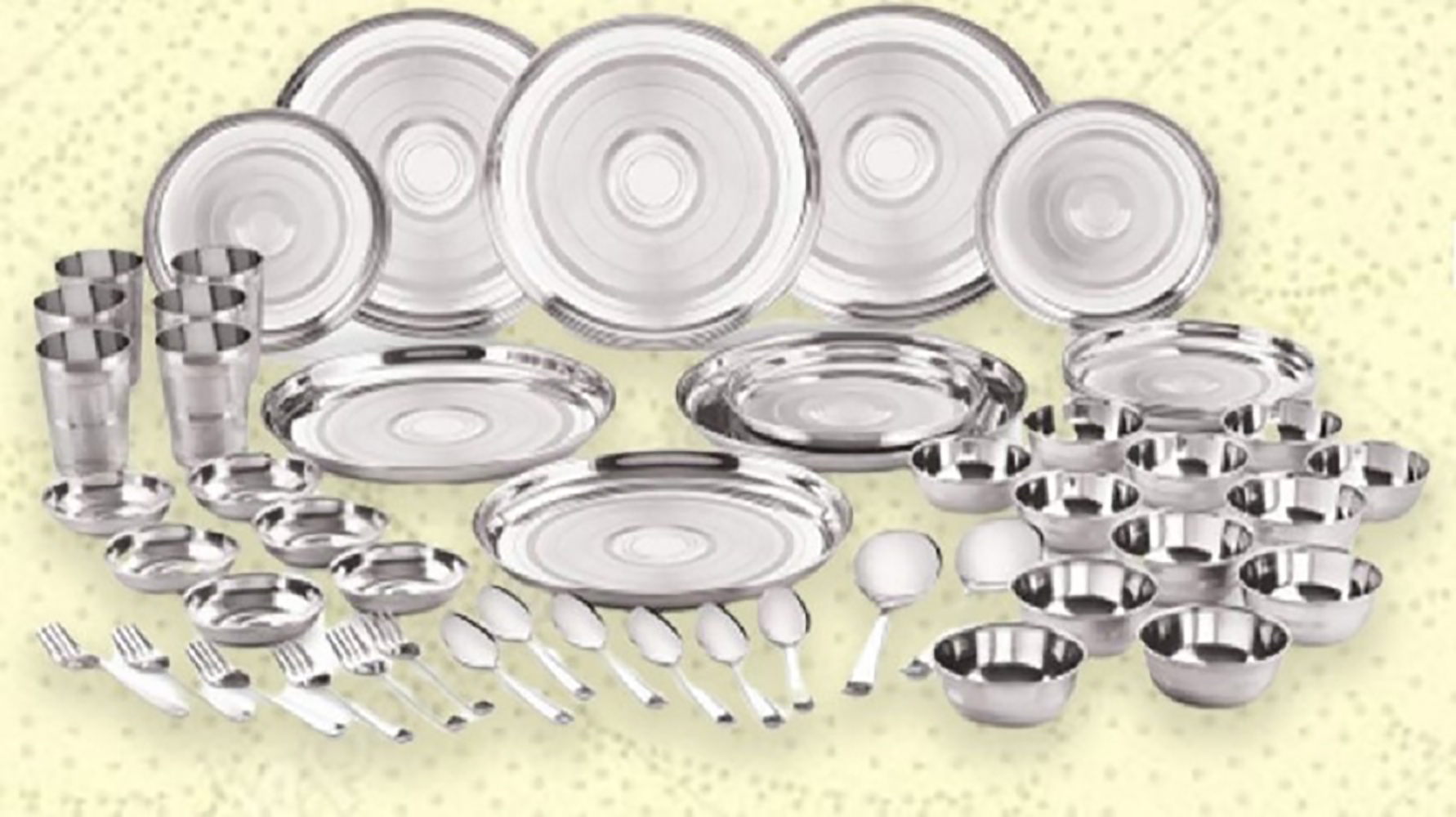 SS DINNER SET 65 PCS SET