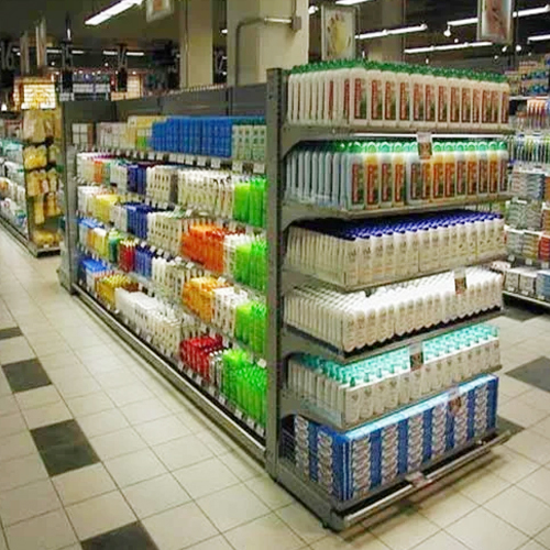 Supermarket Rack With Branding