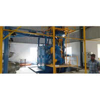 Hanger Shot Blasting Machine - Color: Blue