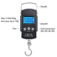 50 Kg Hanging Scale Black