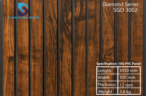 Pvc Panel Laminated 10 Groove - Color: More Than 50 Designs Available