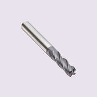 Corner Radius Endmills - Carbide, Various Sizes, Silver Round | Precision Cutting For Industrial Machining Applications