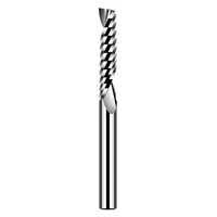 Endmills 3.175x12 55hrc - Carbide Material, Different Sizes, Silver Color | Round Shape For Efficient Industrial Cutting Performance