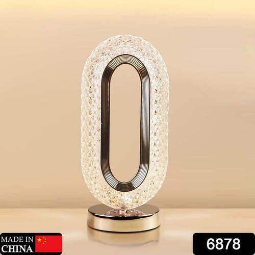 USB RECHARGEABLE CRYSTAL DIAMOND TABLE LAMP EXQUISITE NIGHT STAND LIGHT LAMP BESIDE LAMP FOR BEDROOM LIVING ROOM DECORATIVE DESK LAMP (6878)