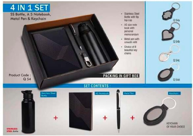 EcoFusion Diary with Bottle