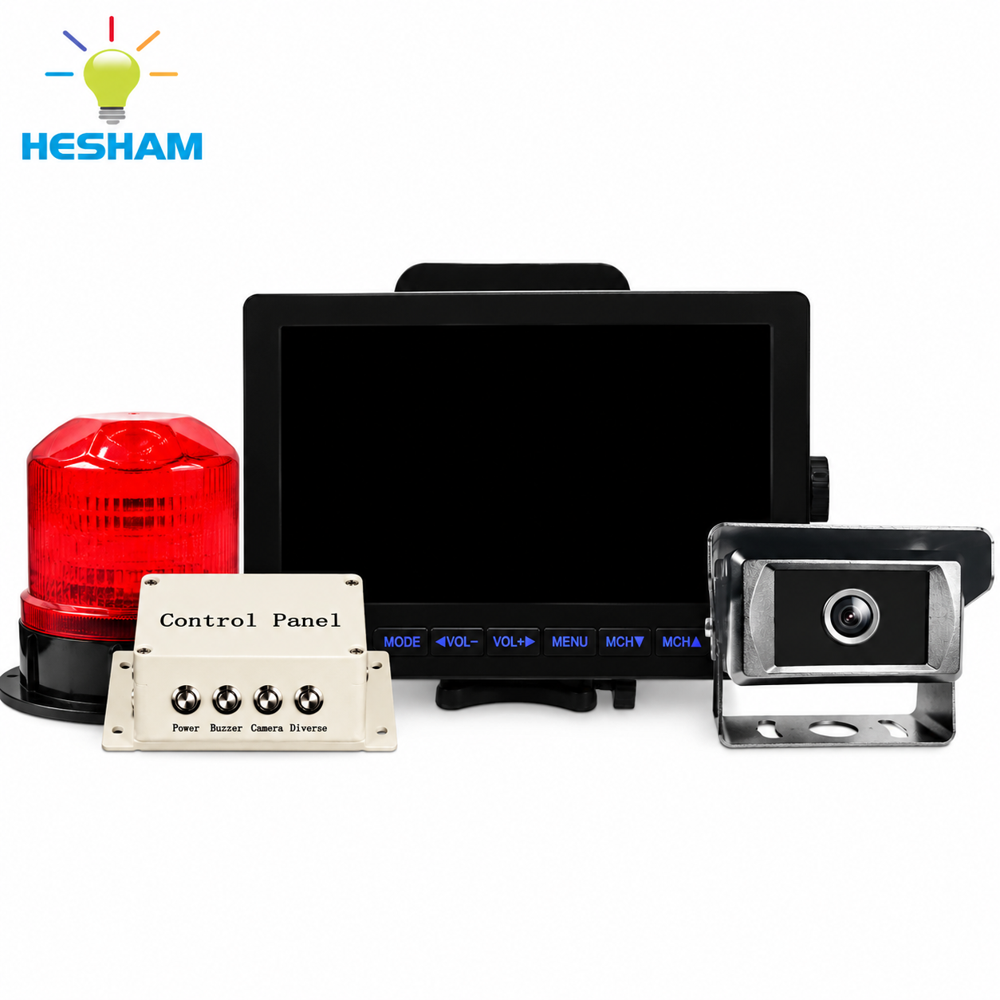 Forklift Ai Pedestrian Camera Detection System - Color: Black