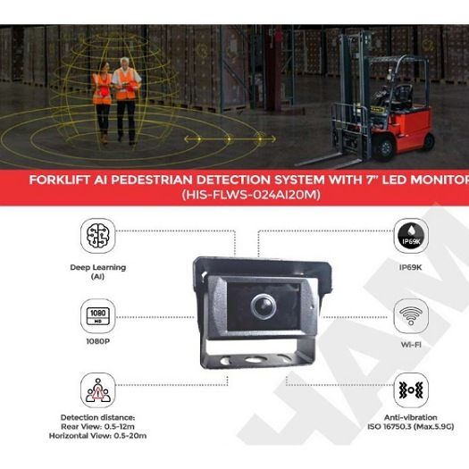 Forklift  AI Pedestrian Detection System