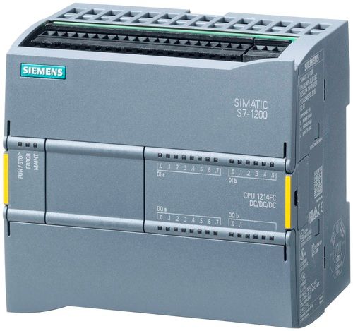 SIEMENS CPU 1214 FC  DC DC DC  14DI 10DO 2AI MODEL NUMBER / NAME : 6ES72141AF400XB0