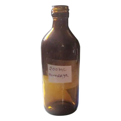 Brown 200 Ml Amber Pharmaceutical Glass Bottle