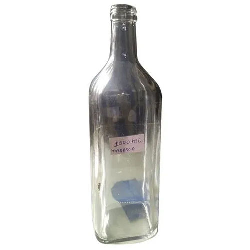 Transparent 1000 Ml Clear Glass Chemical Bottles