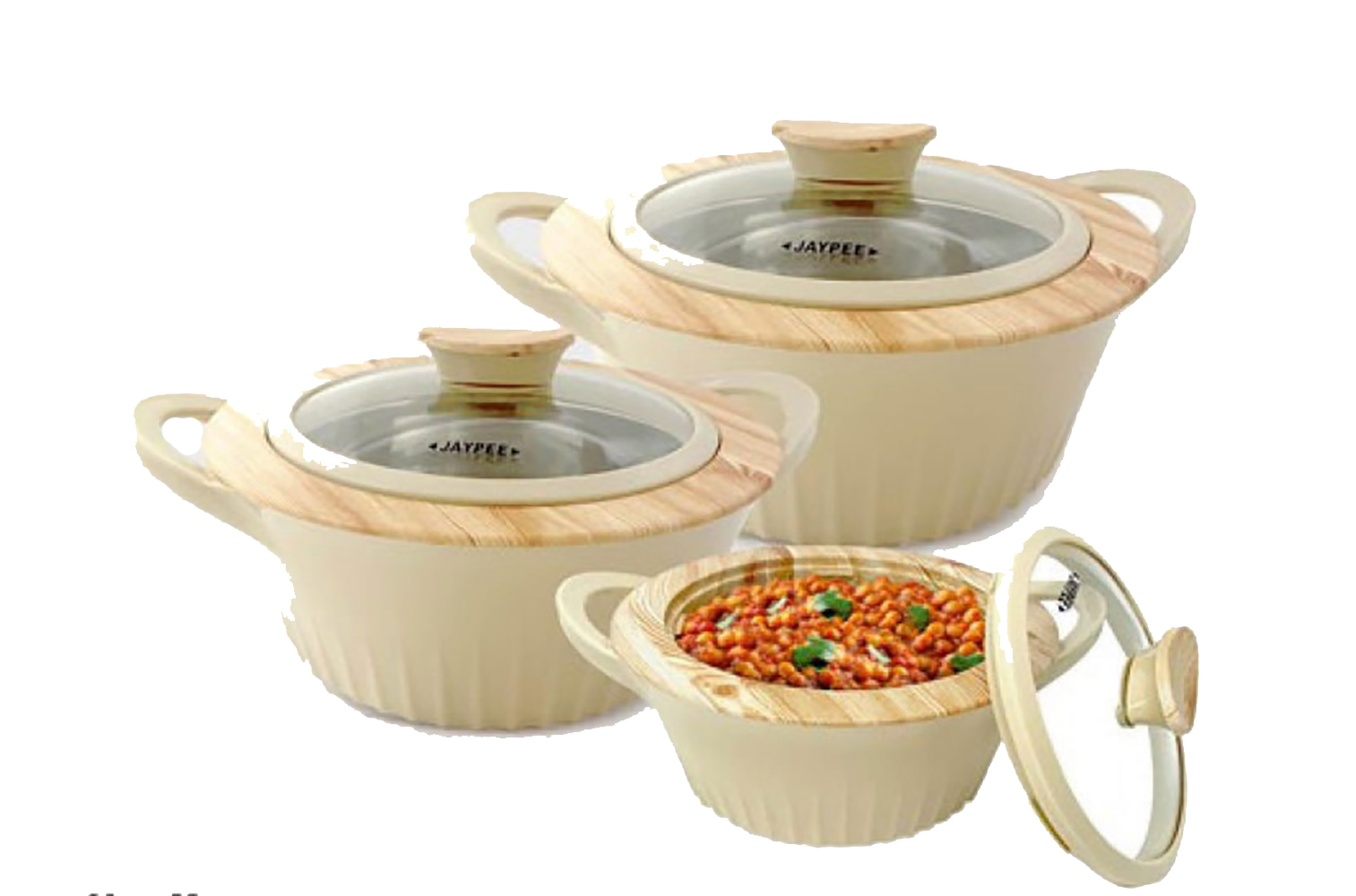 STAINLESS STEEL CASSEROLE JAZZ TWIN SET