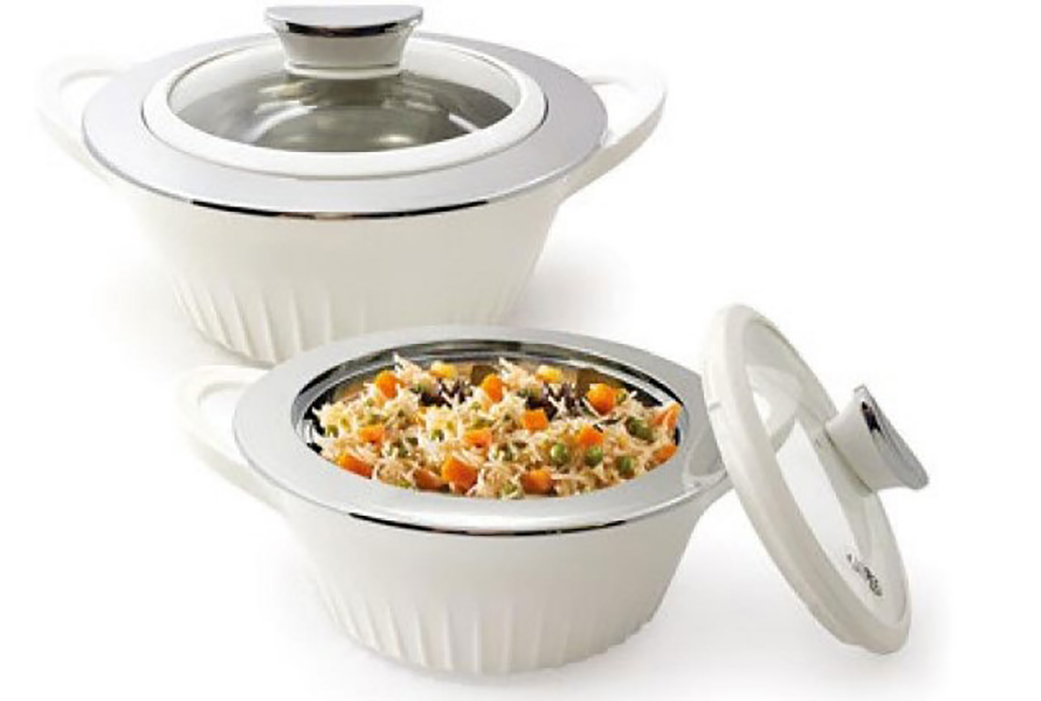 STAINLESS STEEL CASSEWROLE GLASS MATE